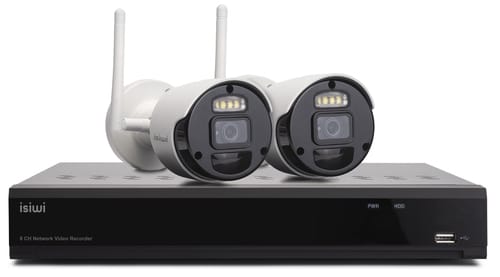 65a15c5597715323bdb20a0209b956d1 ISIWI KIT WIRELESS CONNECT S2 ISW-K1N8BF2MP-2 GEN1 NVR 8 CANALI + 2 TELECAMERE IP 1080P 2MPX WIRELES