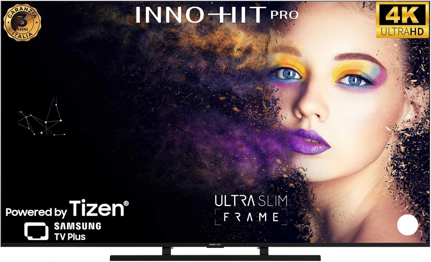 INNOHIT SMART TV 65" TIZEN 4K UHD SAMSUNG TV + ORIGINAL SAMSUNG REMOTE