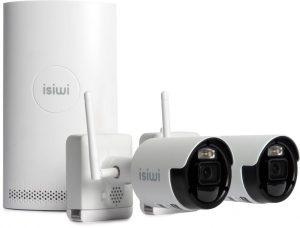 ISIWI KIT WIRELESS CONNECT AIR2 ISW-K2N8BFBTA4MP-2 GEN1 NVR 8 CANALI + 2 TELECAMERE  A BATTERIA DA 8