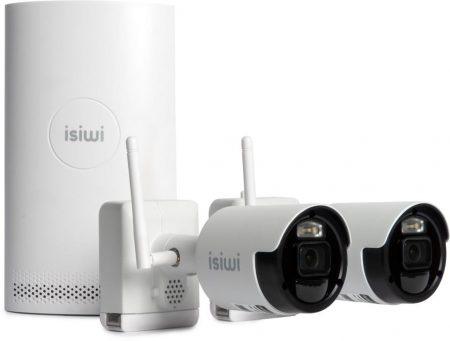 ISIWI KIT WIRELESS CONNECT AIR2 ISW-K2N8BFBTA4MP-2 GEN1 NVR 8 CANALI + 2 TELECAMERE  A BATTERIA DA 8