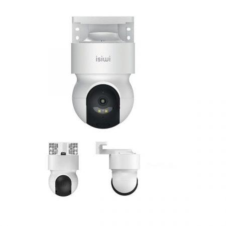 ISWPT3MP ISIWI TELECAMERA ALIMENTATA REDI ON 2K PT PER ESTERNO IR LED E SHOWCOLOR AUDIO BIDIREZIONALE SD CA