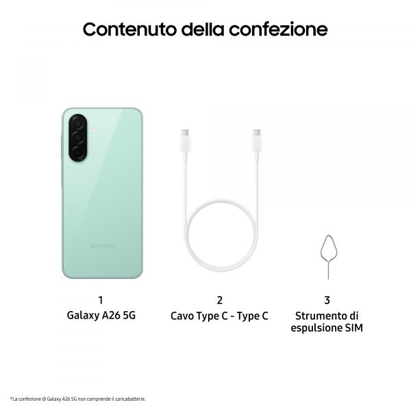 2f6b4b76bf61ca2699c801685a7cbde0ce30d1a9 SAMSUNG GALAXY A26 5G 128GB 6GB MINT
