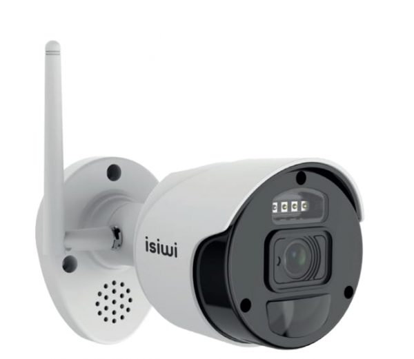 42237a3eda79b7c56345f954aa628813 ISIWI TELECAMERA WIRELESS ISW-BFA2MP GEN1 PER KIT CONNECT  1080P 2MPX CON FUNZIONE PIR H265 IP66 AUD