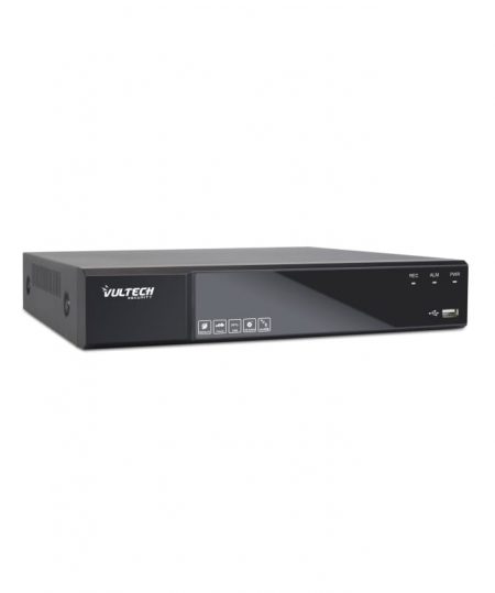 VULTECH SECURITY UVR 5IN1 IBRIDO 16CH ANALOG.+ 4 DIGIT. HDMI P2P CLOUD 1 HD 5MPX LITE H265 CVBS E AI