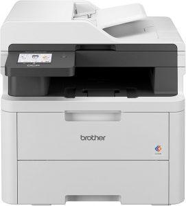 Brother DCPL3560CDW Multifunzione Led a Colori 3 in 1, 26 Ppm, Stampa Fronte, Retro Automatica Fino a 10 Pagine al Minuto, Gigabit Ethernet, WIFI a 5 Ghz Potente e veloce e USB, Vassoio Carta da 250 Fogli