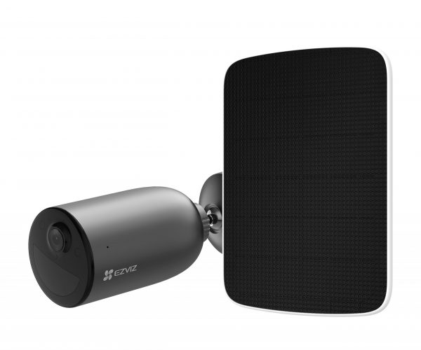 7b044eb7179dec5545bdf3378c70fc463e4eb9b4 EZVIZ EB3 KIT KIT TELECAMERA EB3 2K + PANNELLO SOLARE TIPO F ( USCITA USB TYPE-C)