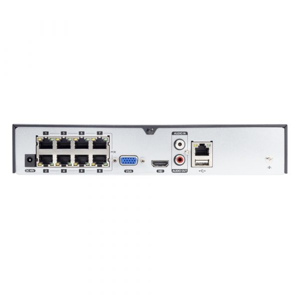 a53ca2623000286583be37dd44997588 VULTECH SECURITY NVR 8 CANALI ULTRA-HD POE FINO A 8MPX H.265 HDMI P2P CLOUD 1 HD 4K