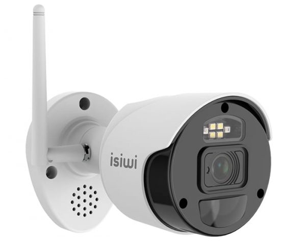 e5042e5a3549488a11a5107c8a7a36db14072d7c ISIWI TELECAMERA WIRELESS ISW-BFA8MP GEN1 PER KIT CONNECT 8MPX CON FUNZIONE PIR H265 IP66 AUDIO BIDI