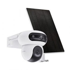 EZVIZ TELECAMERA HB90 + 8W SOLAR PANEL TELECAMERA DA ESTERNO A BATTERIA MOTORIZZATA DOPPIO OBIETTIVO