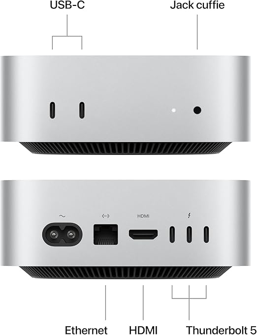 61Z7UCXuZQL._AC_SX522_ APPLE MAC MINI APPLE M4 PRO CHIP WITH 12CORE CPU AND 16CORE GPU 24GB 512GB SSD