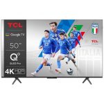 TCL C65 Serie C6 Smart TV QLED 4K 50'' 50C655, Dolby Vision, Dolby Atmos, Google TV
