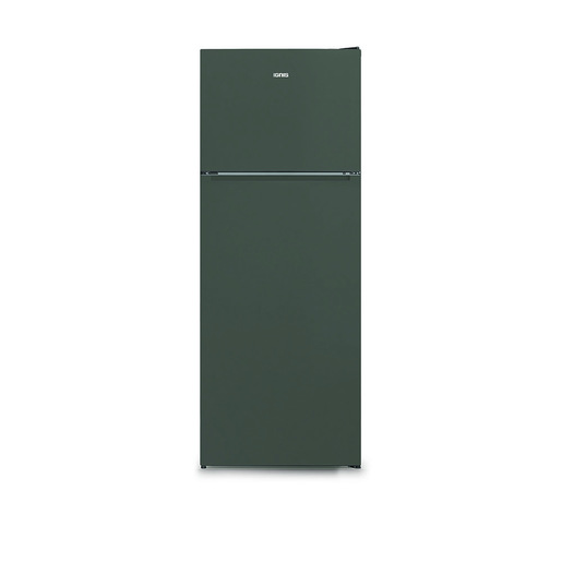 Ignis IGND2 1402 XP4E Frigorifero doppia porta a libera installazione, Dual No Frost , 70 cm, Classe E, Manhattan Grey, 39 db, h 1850cm