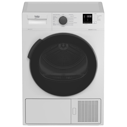 Beko UD832RS: Asciugatrice 8kg Slim, Classe E a pompa di calore