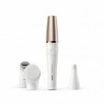 Braun FaceSpa Pro SE911, Bellezza Viso Epilatore Tutto-In-Uno, Incluso Epilatore Per Il Viso Con Dieci Micro Fori, Testina Tonificante E Spazzola Di P