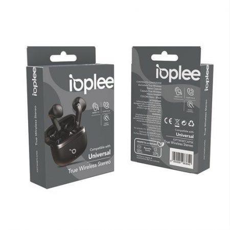 IOPLEE Auricolare True Wireless Stereo Capsula – Nero