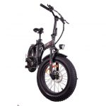 TEKLIO TF1 Fat Bike elettrica 20'' nera in acciaio
