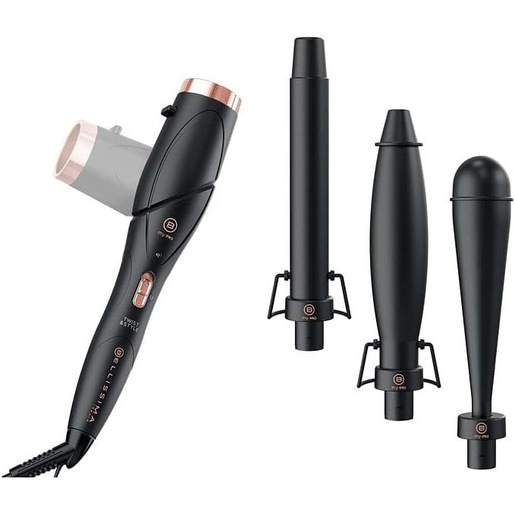 api-rest-00ed29448a7522f610cac04d7b9ea7e0-assets-0faa64454a5051d4f316a0286adc43d4-preview-sgmConversionBaseFormat-sgmEbayProductFormat Bellissima Twist&Style arricciacapelli, manico + 3 accessori per ricci e onde, temperatura automatica, riscaldamento rapido, rivestimento in ceramica,