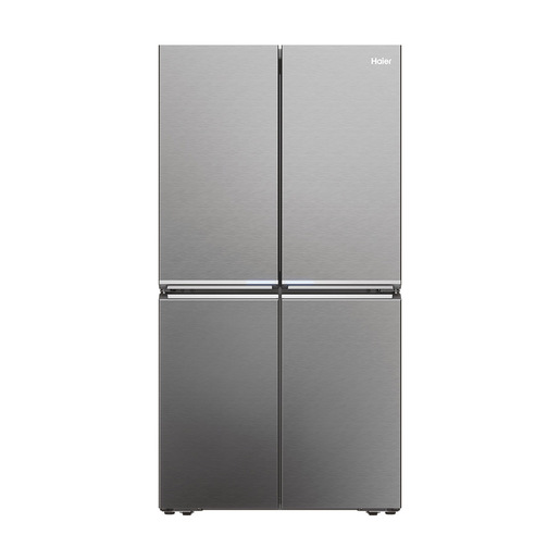 Haier Cube 90 Serie 7 HCR7918ENMP frigorifero 4 porte Libera installazione 629 L E Platino, Acciaio inox