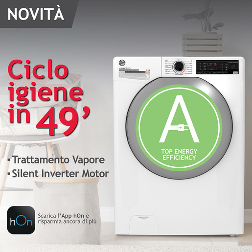 api-rest-00ed29448a7522f610cac04d7b9ea7e0-assets-1359d7b164b7a48841111e45001448d2-preview-sgmConversionBaseFormat-sgmEbayProductFormat Hoover LINK PRO HPS484DAMR/1-11 lavatrice Caricamento frontale 8 kg 1400 Giri/min Bianco