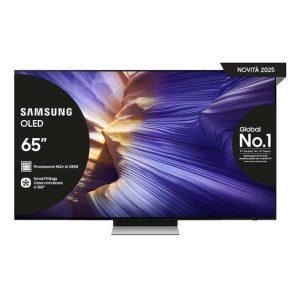 Samsung OLED AI TV 65” QE65S90FATXZT 4K, Processore NQ4 AI Gen3, 4K AI Upscaling Pro, Schermo antiriflesso, OLED HDR, Dolby Atmos & OTS Lite, Laser Slim - |||||||