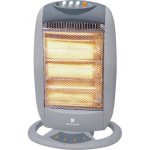 Electroline HHE125P stufetta elettrica Interno Grigio 1200 W Riscaldatore di ambienti elettrico alogeno