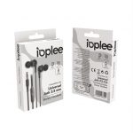 IOPLEE Auricolare In-ear a filo con connettore Jack 3.5 mm - Nero