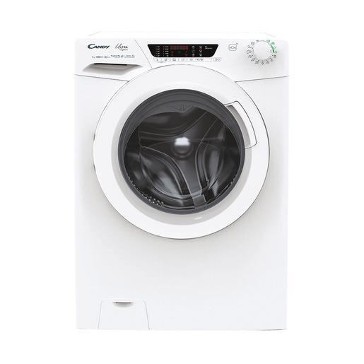 Candy Ultra, Lavatrice Slim 7 KG, 10% più efficente della classe A, 1200 giri, Bianco, Inverter, Wi-Fi, Ciclo Igiene, HE4 1274TWM6/1-S