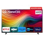 LG NanoCell AI 75'' Serie NANO82 75NANO82T6B, TV 4K, 3 HDMI, SMART TV 2024