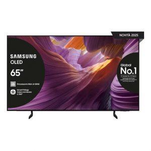 Samsung OLED AI TV 65” QE65S85FAEXZT 4K, Processore NQ4 AI Gen2, 4K AI Upscaling, Schermo antiriflesso, OLED HDR, Dolby Atmos & OTS Lite, Contour Design - ||||||