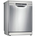 Bosch Serie 4 SMS4HMI07E Lavastoviglie da libera installazione 14 coperti Acciaio spazzolato anti-impronta Classe D