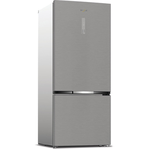 Whirlpool WHK2 6554 X6E Frigorifero combinato a libera installazione, Dual no frost, 78cm, Classe C, Pearl Inox, 35dbA, h188cm