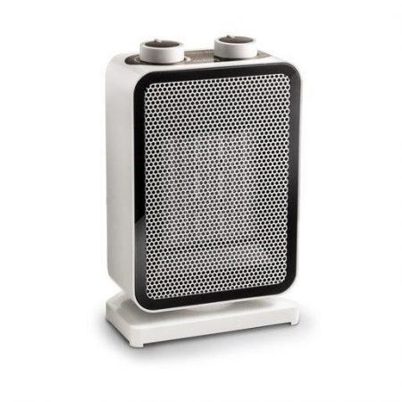 Innoliving INN-579 stufetta elettrica Interno Nero, Bianco 1500 W Riscaldatore ambiente elettrico con ventilatore