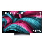 LG OLED evo AI OLED55C55LA TV Serie C5 55'' 4K, α9 Gen8, Brightness Booster, 40W, 4 HDMI, VRR 144Hz, Smart TV WebOS 25