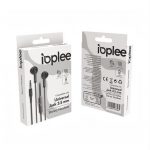 IOPLEE Auricolare Capsula a filo con connettore Jack 3.5 mm - Nero