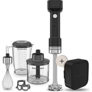 KitchenAid Frullatore a Immersione Senza Fili con Accessori e Batteria Rimovibile 12V - 0 g
