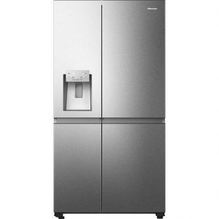 Hisense frigorifero Side By Side RS818N4TIE libera installazione 632L Classe E Dispenser acqua e ghiaccio WiFi