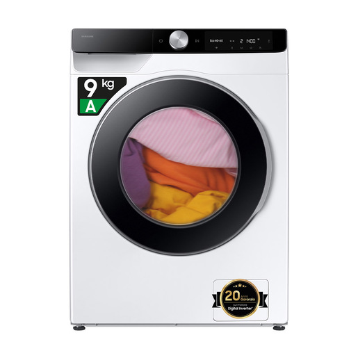 Samsung WW90DG6G94LKU3 lavatrice Caricamento frontale 9 kg 1400 Giri/min Bianco