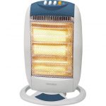 Telefunken M08020 stufetta elettrica Interno Blu, Bianco 1200 W Riscaldatore di ambienti elettrico alogeno
