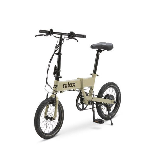 Nilox NXEBJ2 bicicletta elettrica Grigio Acciaio 40,6 cm (16'') 19,5 kg Litio