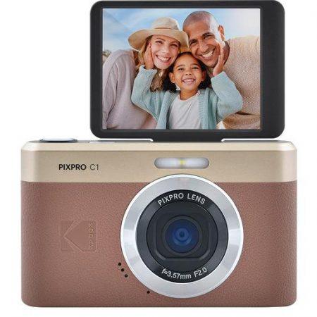Kodak PIXPRO C1BN fotocamera digitale 1/3'' Fotocamera compatta 13 MP CMOS 4160 x 3120 Pixel Marrone