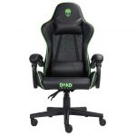 Deadwave DWGT0007 sedia per videogioco Sedia da gaming per PC Seduta imbottita Nero, Verde