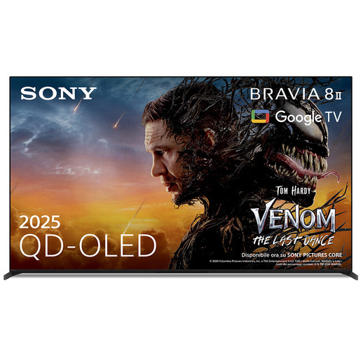 BRAVIA 8M2:  Sony BRAVIA 8 II, K-55XR8M2 - QD-OLED   Processore AI XR   Acoustic Surface Audio+   Dolby Vision/Atmos   IMAX Enhanced   Google TV (2025