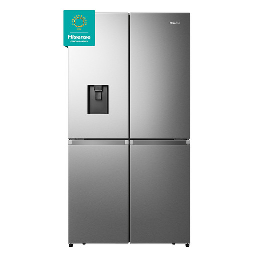 Hisense frigorifero Quattro Porte RQ758N4SWSE libera installazione 606L Classe E Dispenser Acqua Metal Cooling WiFi