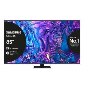 Samsung Q70D TV QLED 4K 85” QE85Q70DATXZT Smart TV Wi-Fi Black 2024, Quantum Processor 4K, 4K AI Upscaling, AirSlim Design, OTS Lite - 0,5 W