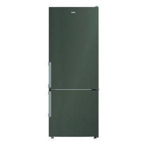 Ignis IGNK2 1472 XP4E Frigorifero combinato a libera installazione, Dual No Frost , 70 cm, Classe E, Manhattan Grey, 36 db, h 1870cm