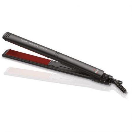 GA.MA Piastra Bella Tourmaline Red Ion, Tecnologia Micro Shine, Trafile rivestite in Tormalina, Tecnologia Ioni, per Capelli Idratati, Luminosi e Senz