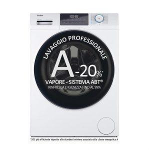 Haier I-Pro Serie 1 Serie 1, Lavatrice Carica Frontale 9 KG, 20% più efficente della classe A, 1400 giri, Bianco, Inverter, Refresh, HW90-BP14929A-S