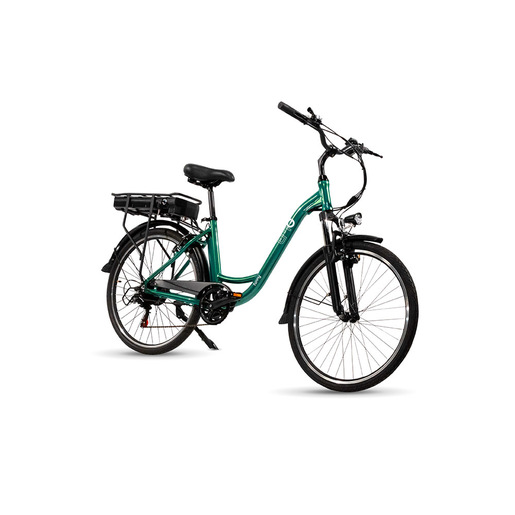 EMG Funny - telaio in alluminio 17'', ruota 26'', freni V-brake, cambio Shimano, potenza 250W, batteria 36V 13Ah