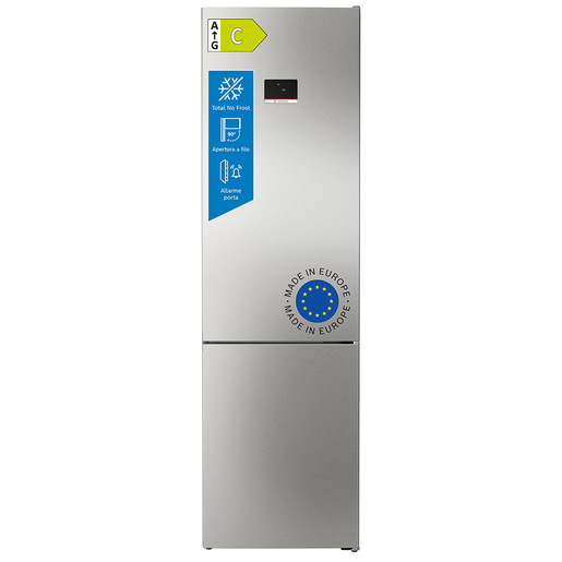 Bosch Serie 6 KGN394ICF Frigorifero Combinato da libera installazione 203 X 60 cm Acciaio anti-impronta Classe C