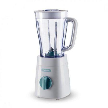 Ariete 576 Frullatore Breakfast, Frullatore, 500W, 4 lame in acciaio inox, 2 velocità + Funzione Pulse, Capacità 1,5 L, Piedini antiscivolo, Coperchio su